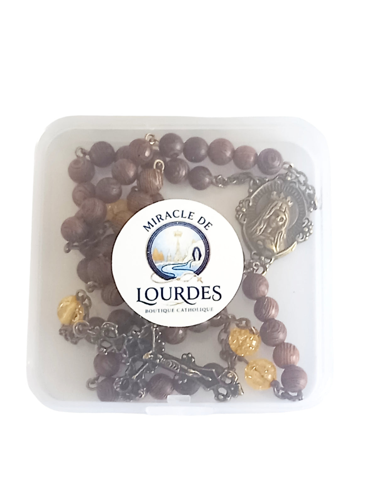 ✞ Lumineuse Lourdes ✞ Chapelet artisanal
