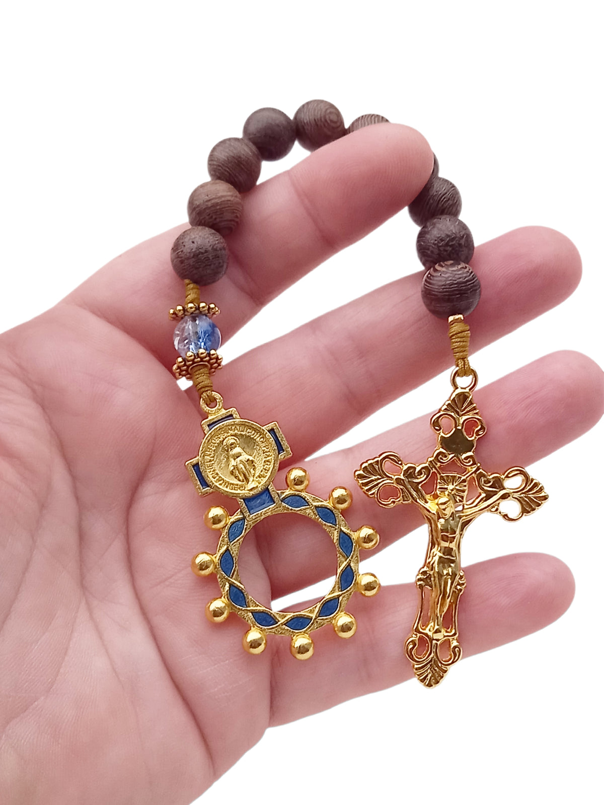 ✞ Douceur Mariale ✞ Chapelet double dizainier (bague + dizainier basique