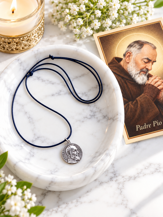 ✞ Padre Pio ✞ Collier de protection