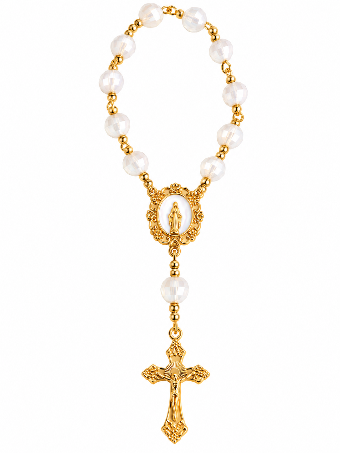 ✞ Protection Mariale ✞  Chapelet de poche dizainier