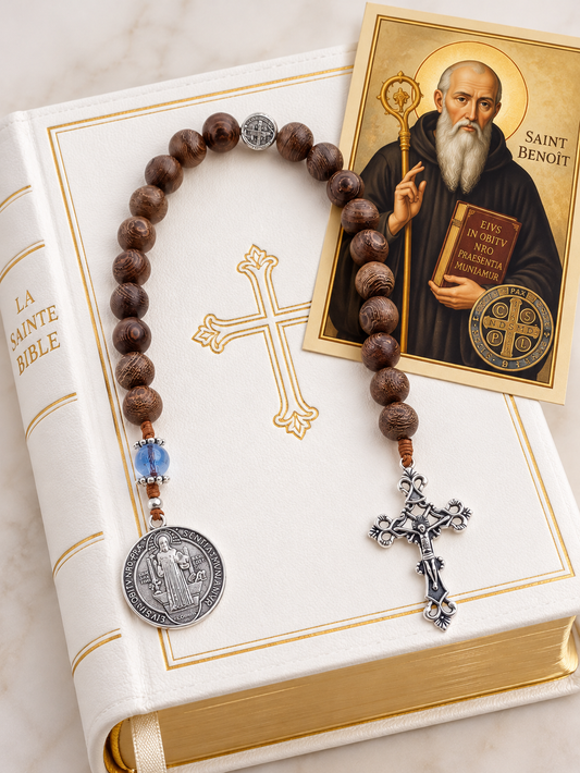 ✞ Pax de Saint-Benoît ✞  Chapelet double dizaine