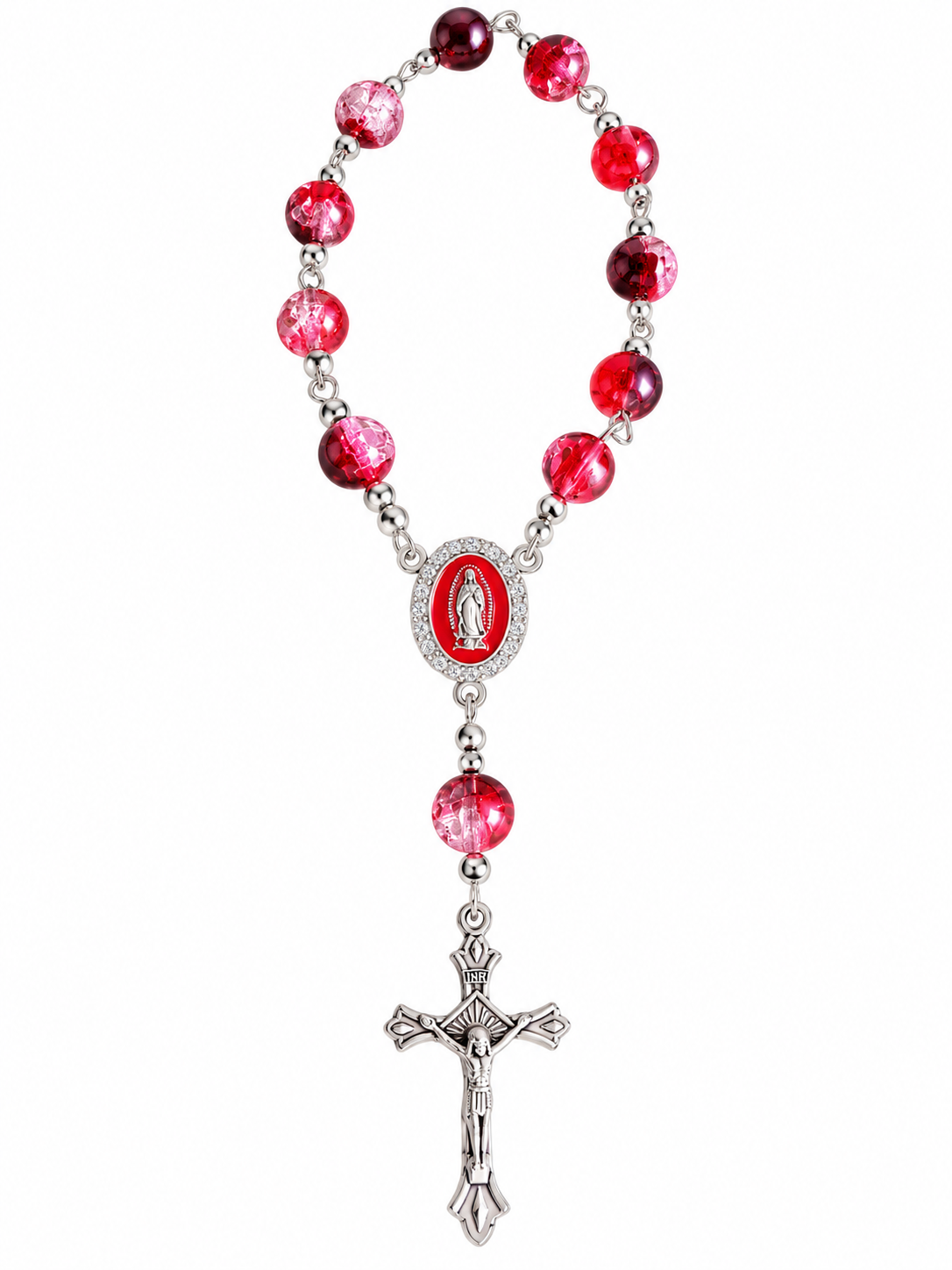 ✞ Protection Mariale ✞  Chapelet de poche dizainier