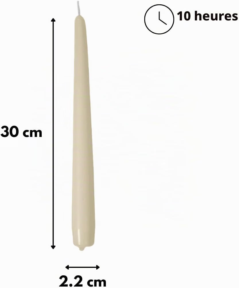 ✞ Dépôt de cierge personnalisé de 30 cm soit 10h de combustion ✞ Votre cierge personnalisé avec un mot ou prière déposé à la grotte de Lourdes
