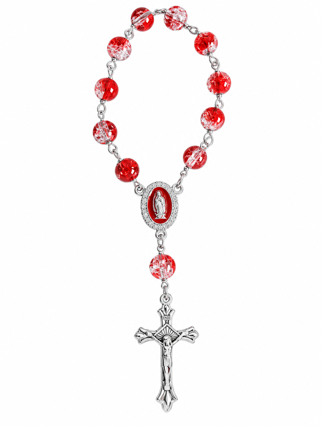 ✞ Protection Mariale ✞  Chapelet de poche dizainier