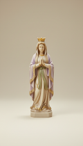Statue Vierge en résine finie main