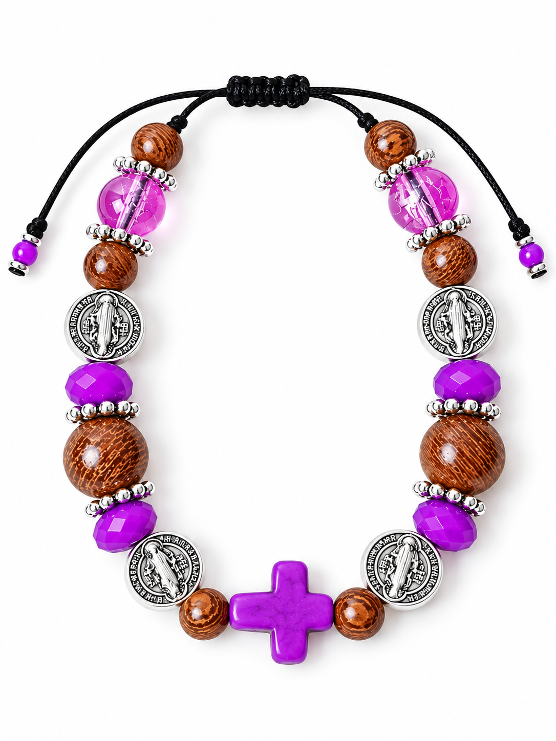 ✞ Divine Protection ✞ Bracelet Saint Benoît