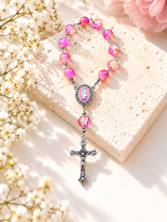 ✞ Protection Mariale ✞  Chapelet de poche double dizainier