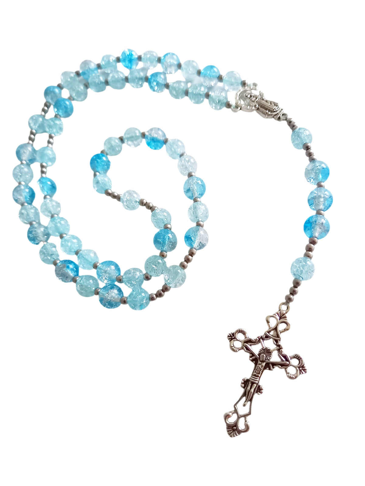 ✞ Matin de Lourdes ✞   Chapelet artisanal