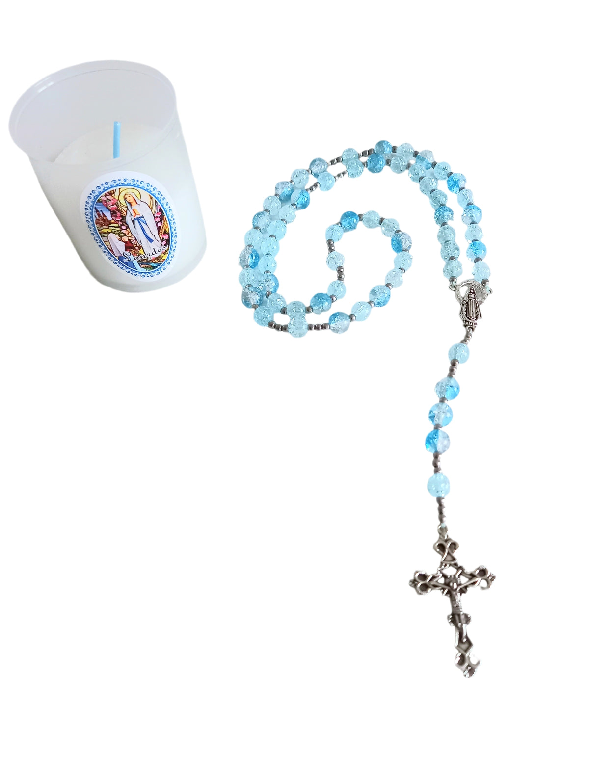 ✞ Matin de Lourdes ✞   Chapelet artisanal