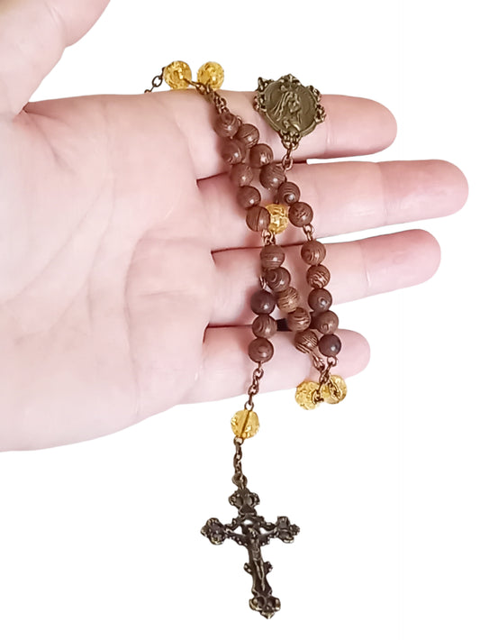 ✞ Lumineuse Lourdes ✞   Chapelet artisanal