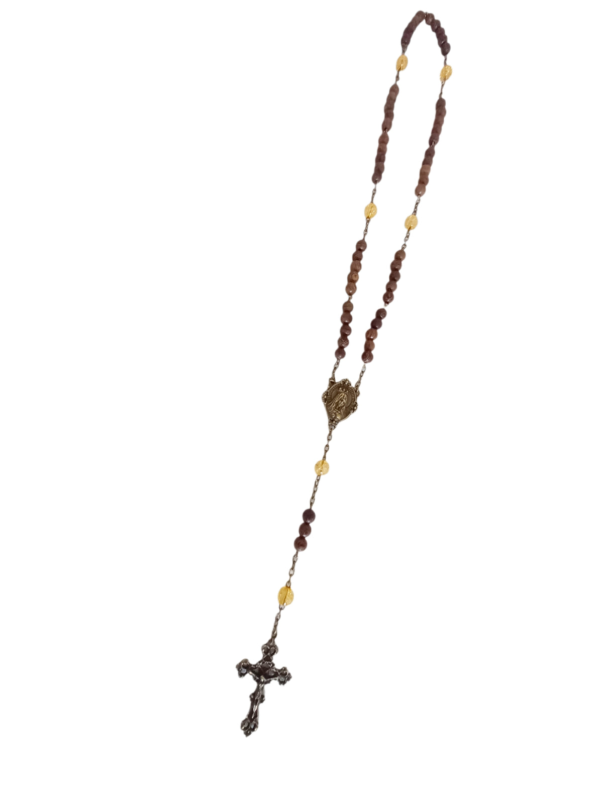 ✞ Lumineuse Lourdes ✞   Chapelet artisanal