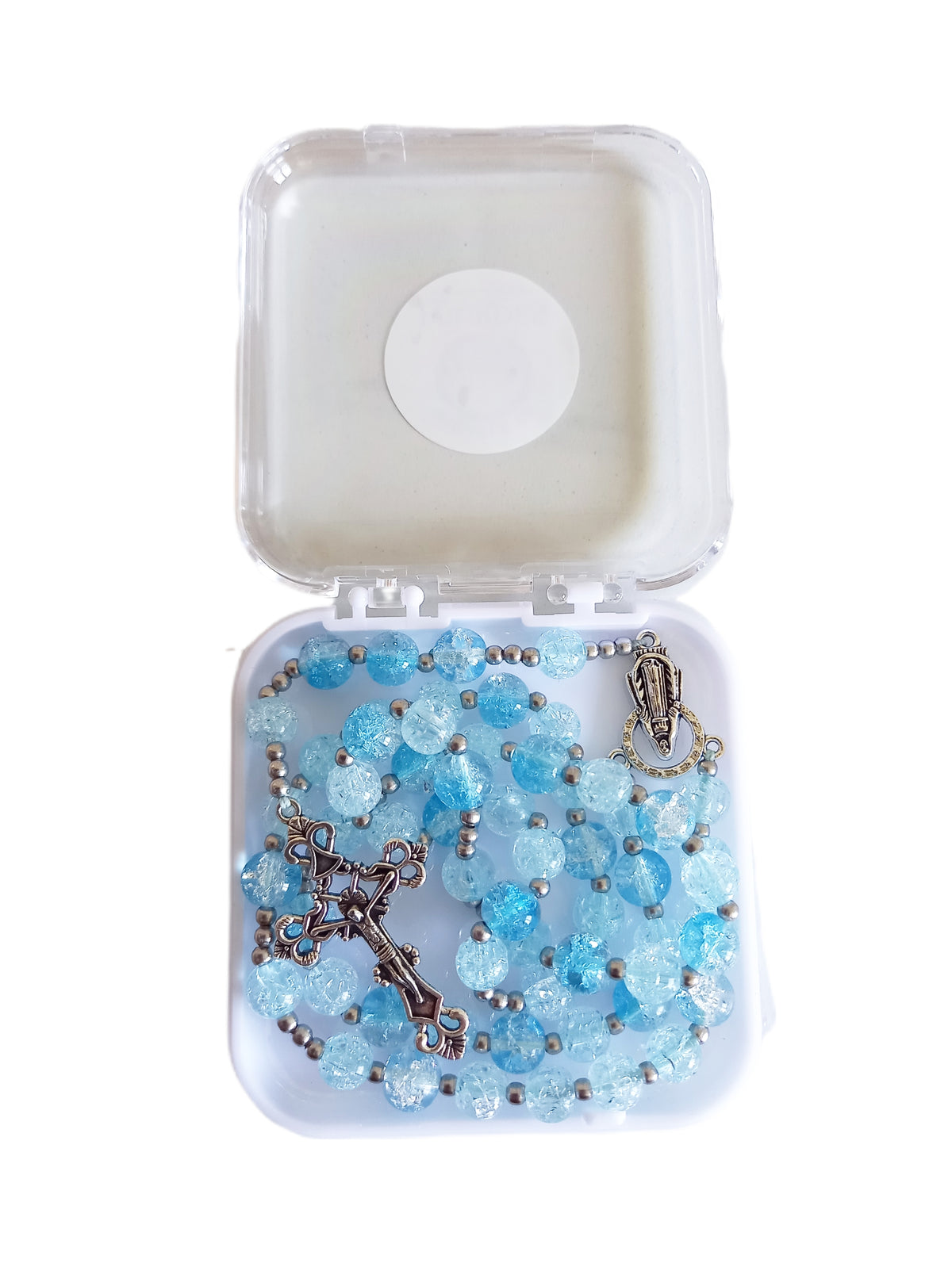 ✞ Matin de Lourdes ✞   Chapelet artisanal