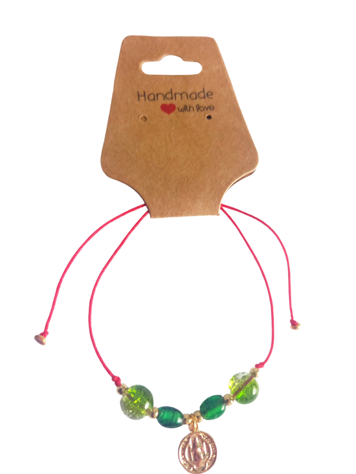 ✞ Saint Benoît ✞   Bracelet artisanal plaqué or 18 K et 2 en 1 (réversible)
