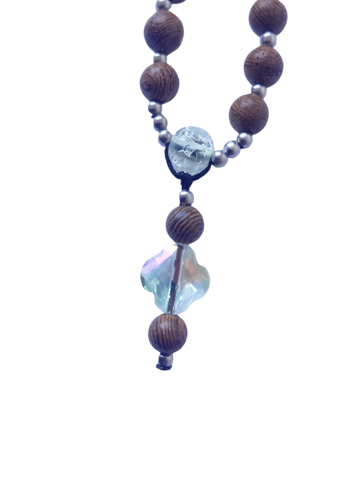 ✞ Protection de St Benoît ✞  Bijou de téléphone artisanal style mini chapelet