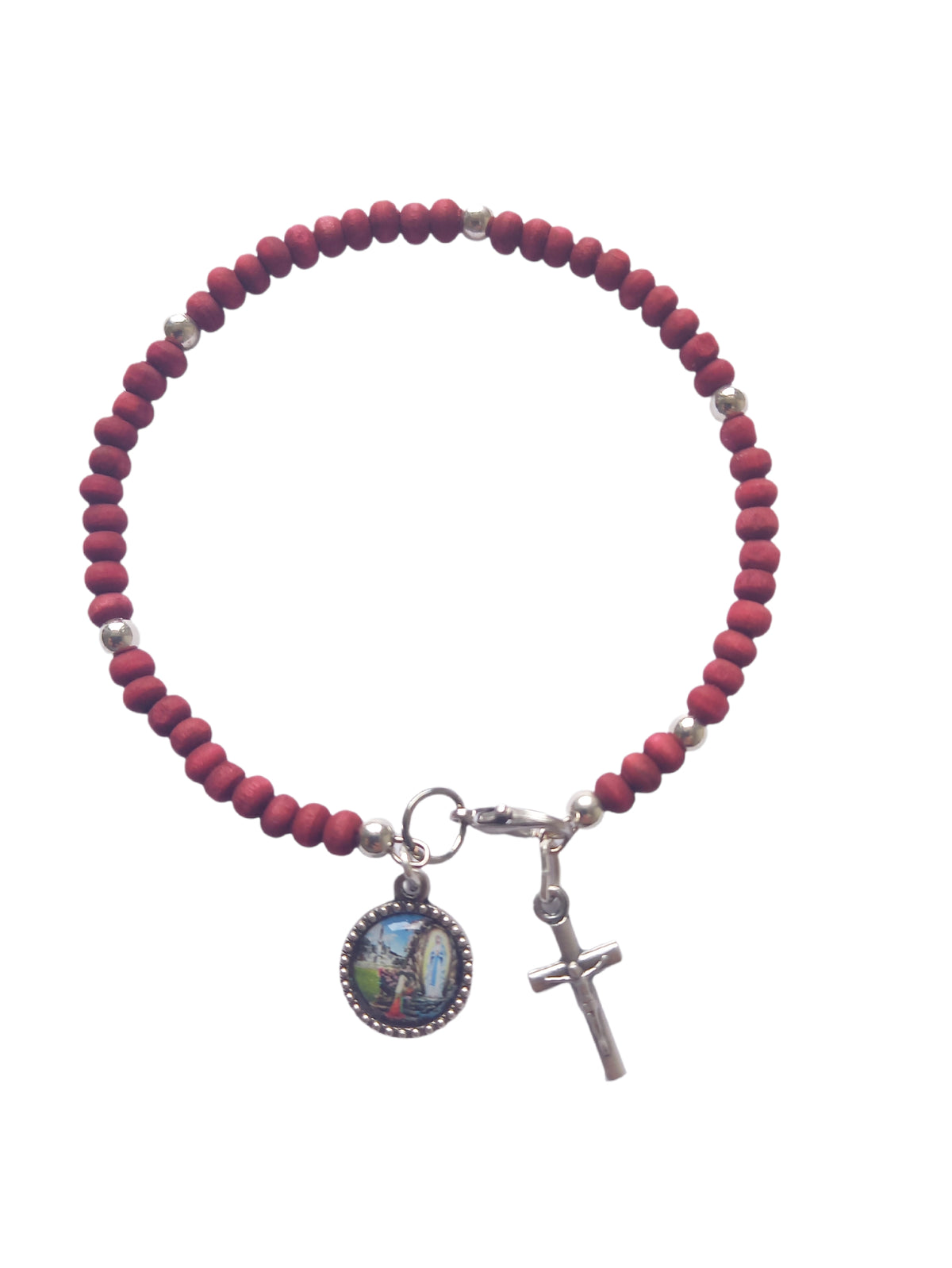 ✞ Apparition Mariale de Lourdes ✞ Bracelet Dizainier