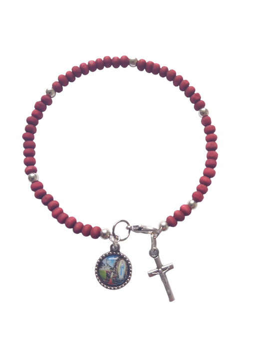 ✞ Apparition Mariale de Lourdes ✞ Bracelet Dizainier