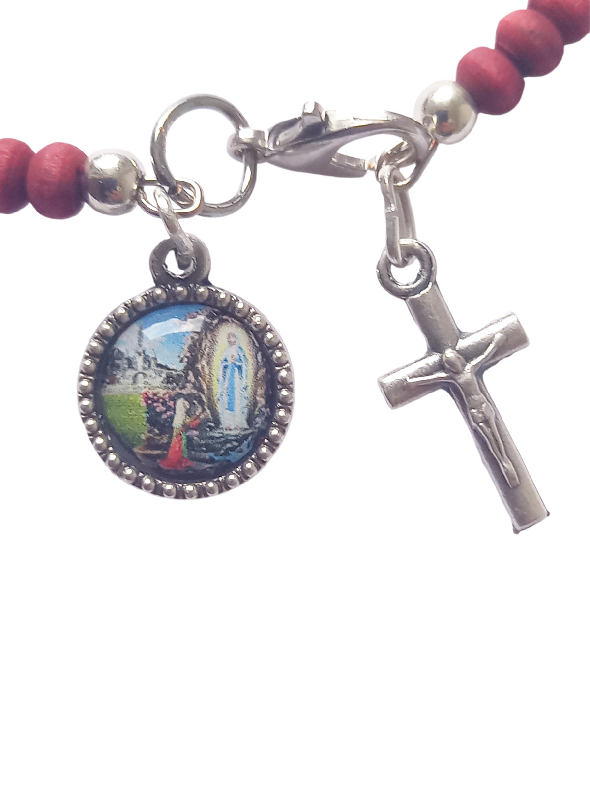 ✞ Apparition Mariale de Lourdes ✞ Bracelet Dizainier