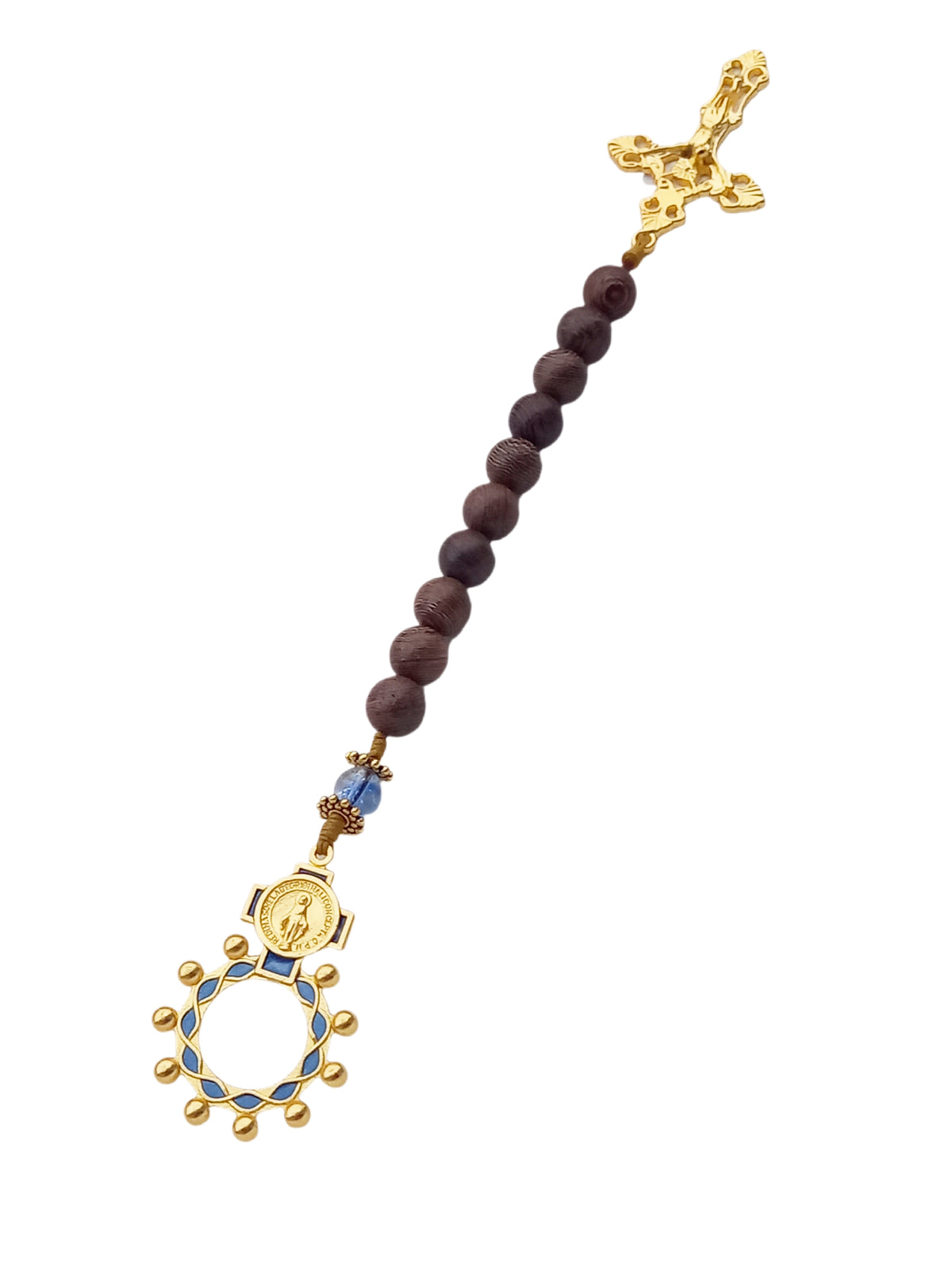 ✞ Douceur Mariale ✞  Chapelet double dizainier (bague + dizainier basique