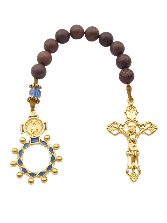 ✞ Douceur Mariale ✞  Chapelet double dizainier (bague + dizainier basique