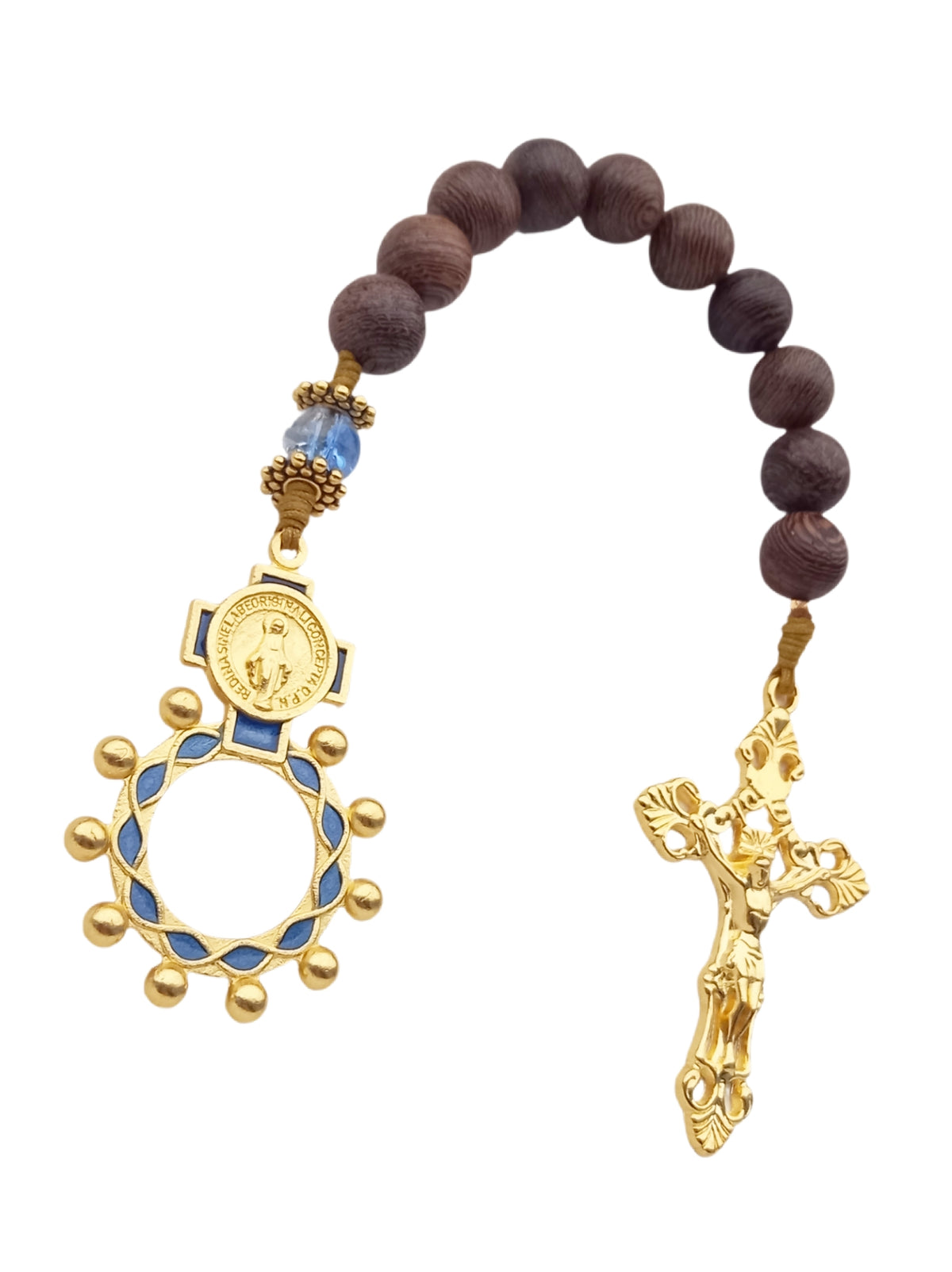✞ Douceur Mariale ✞  Chapelet double dizainier (bague + dizainier basique