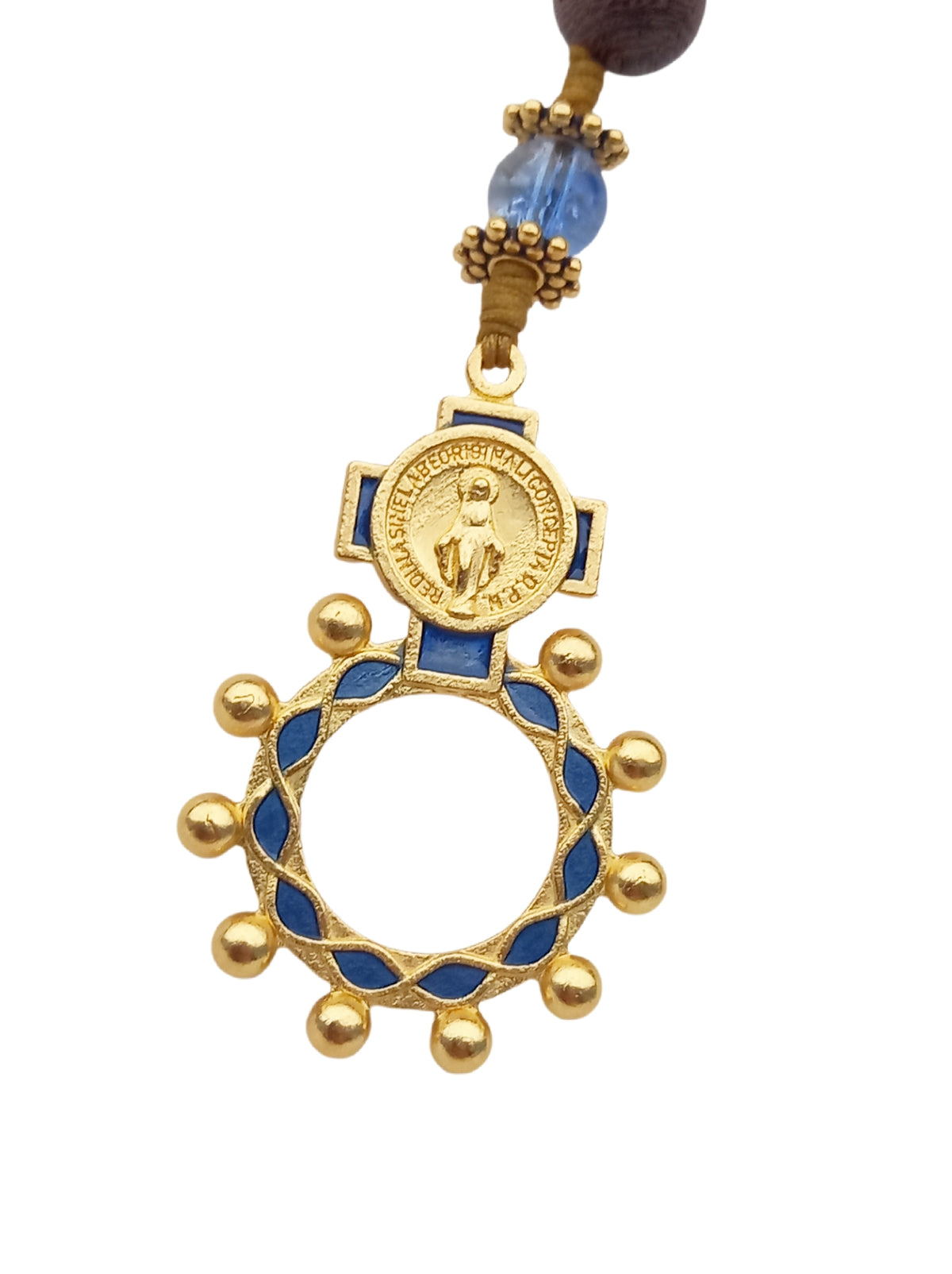 ✞ Douceur Mariale ✞  Chapelet double dizainier (bague + dizainier basique