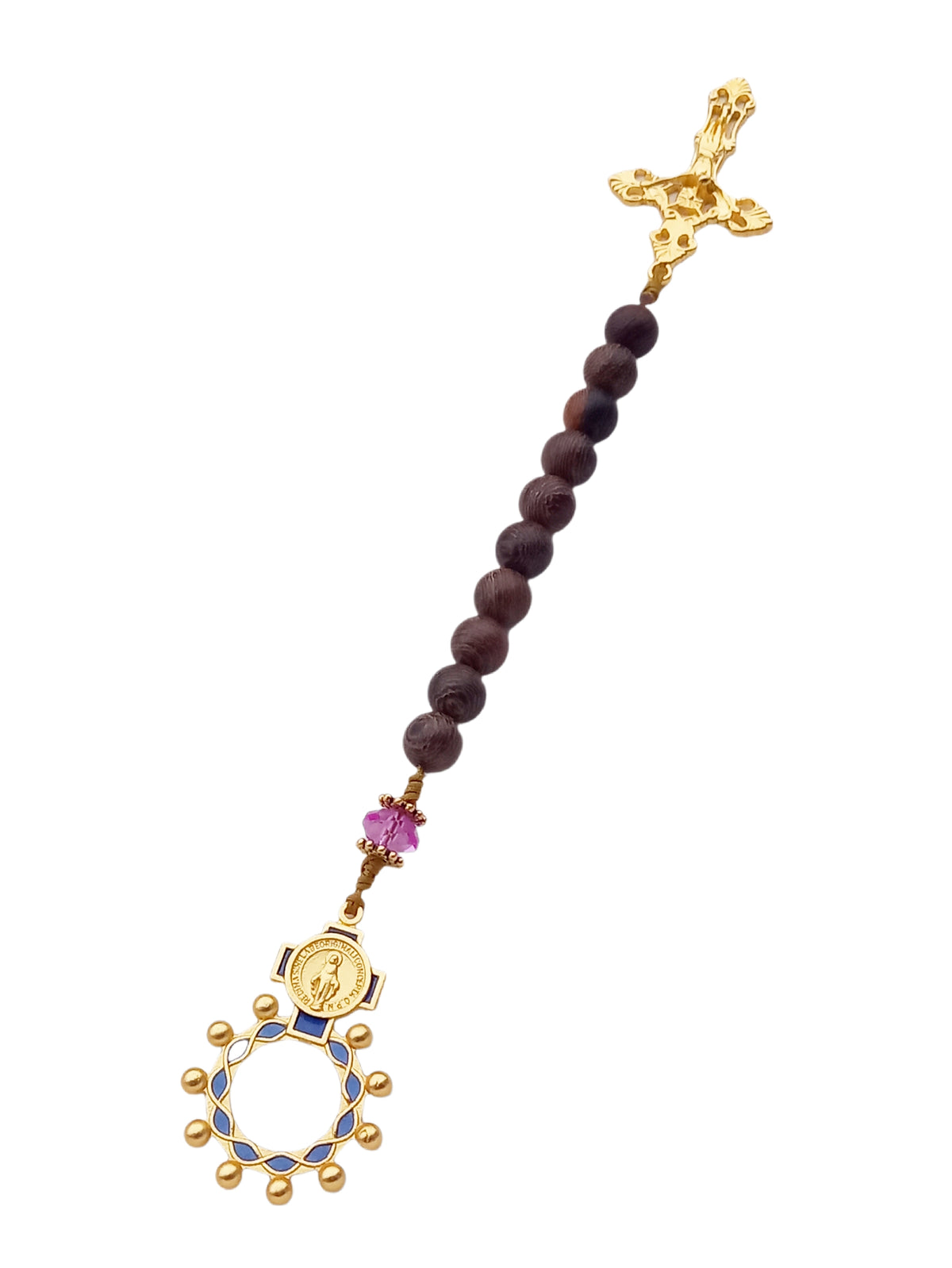 ✞ Douceur Mariale ✞  Chapelet double dizainier (bague + dizainier basique
