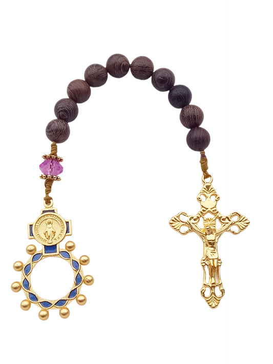 ✞ Douceur Mariale ✞  Chapelet double dizainier (bague + dizainier basique