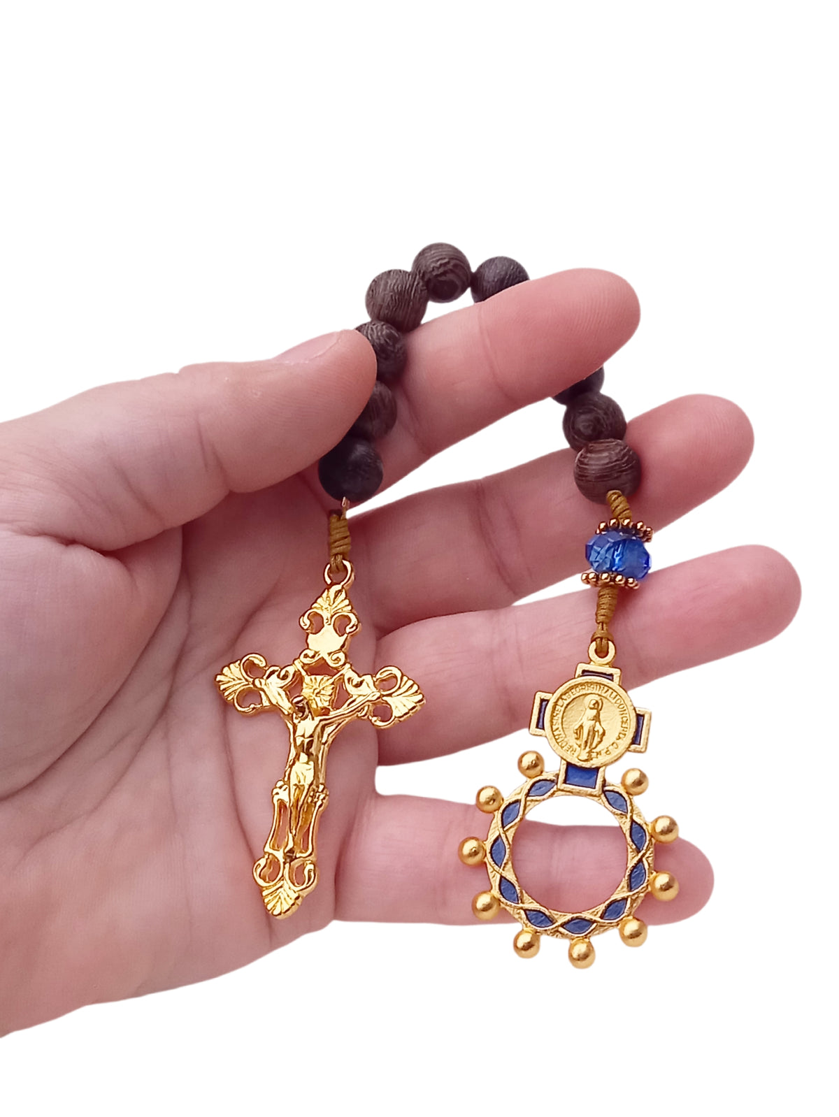 ✞ Douceur Mariale ✞  Chapelet double dizainier (bague + dizainier basique)