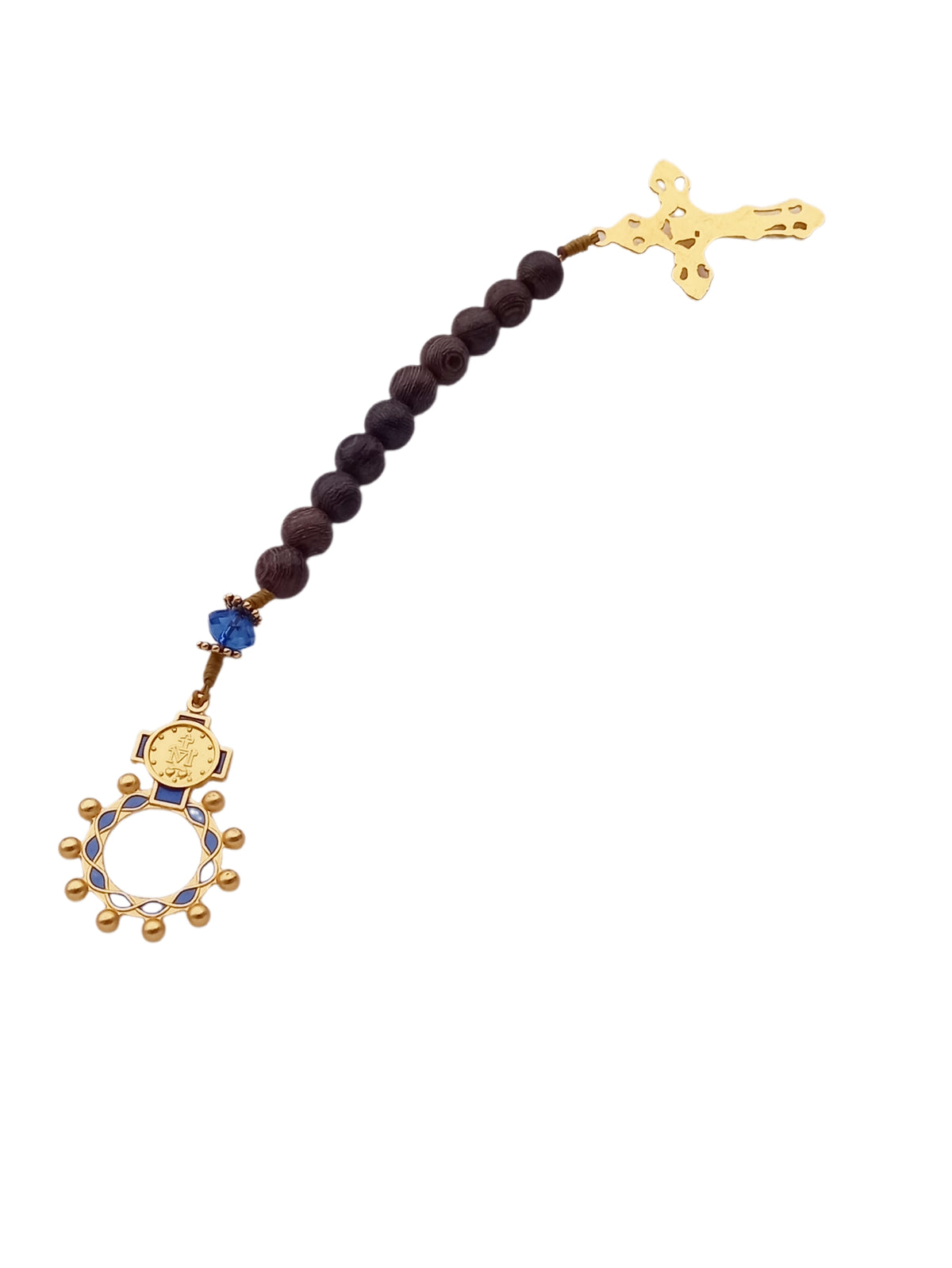 ✞ Douceur Mariale ✞  Chapelet double dizainier (bague + dizainier basique)