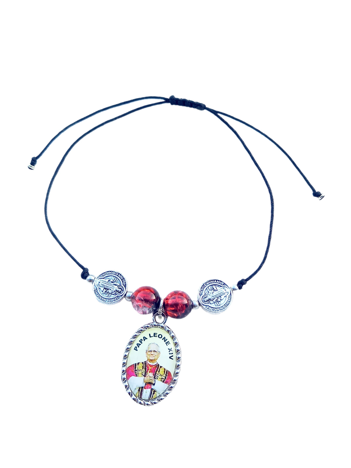 ✞ Pape Léon XIV ✞ Bracelet artisanal Saint-Père Léon XIV