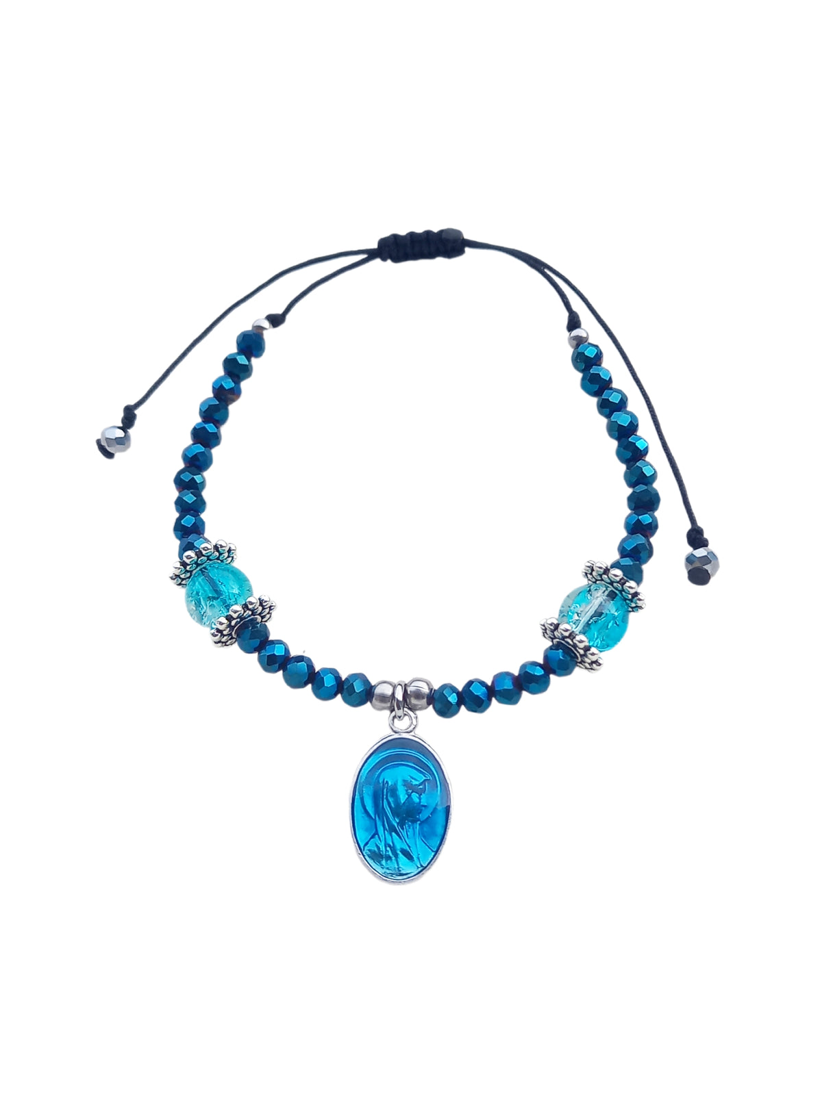 ✞ Maria ✞ Bracelet apparition mariale de Lourdes réversible