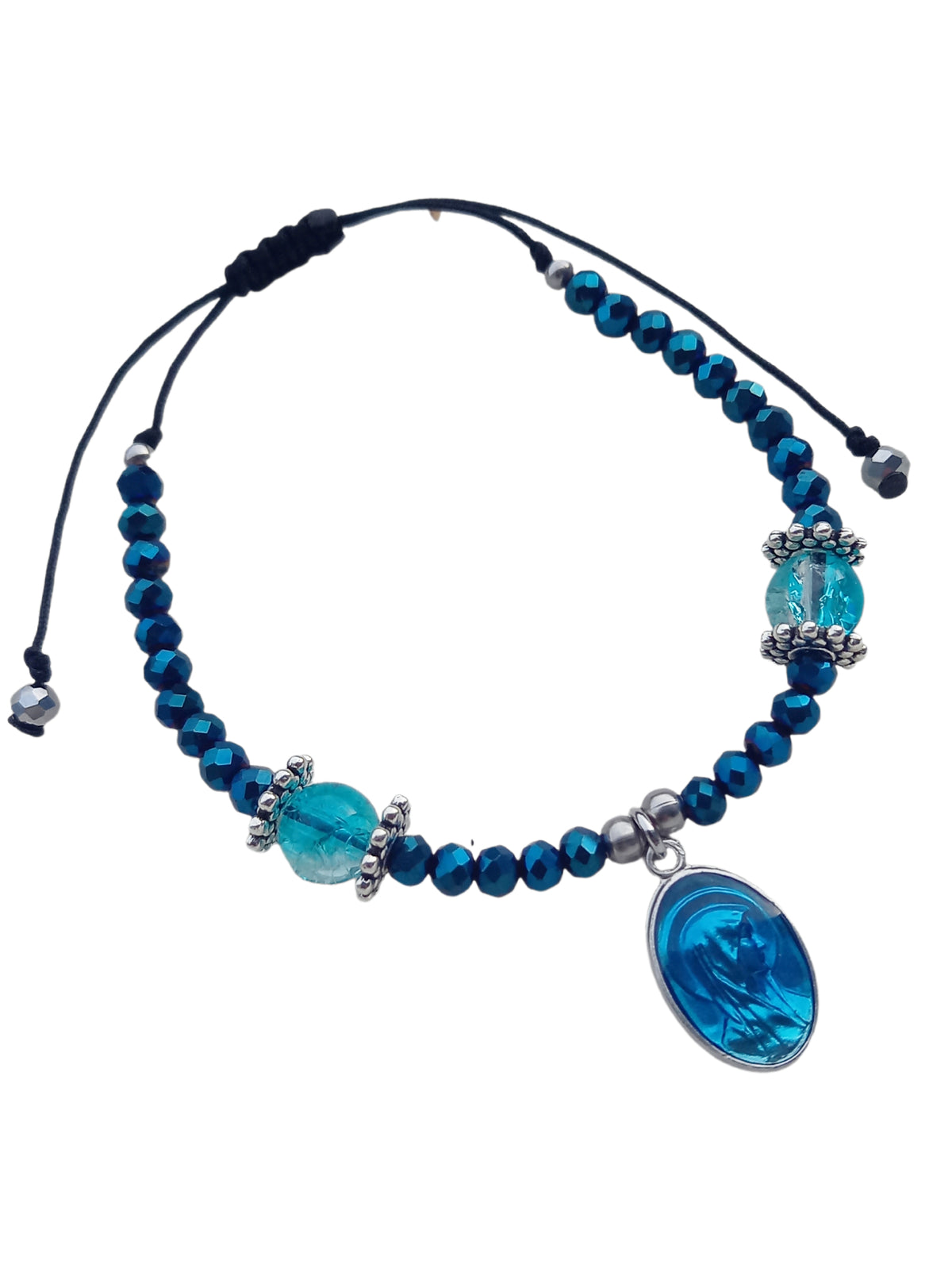 ✞ Maria ✞ Bracelet apparition mariale de Lourdes réversible