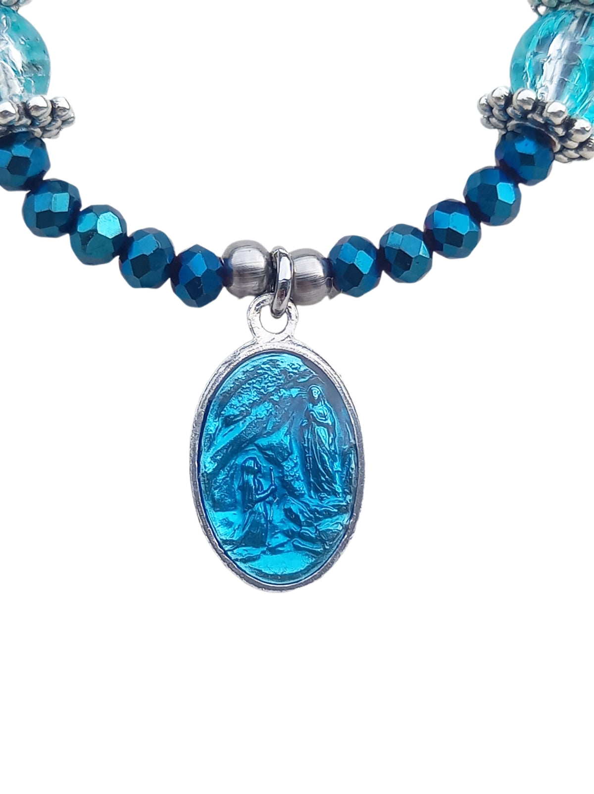 ✞ Maria ✞ Bracelet apparition mariale de Lourdes réversible