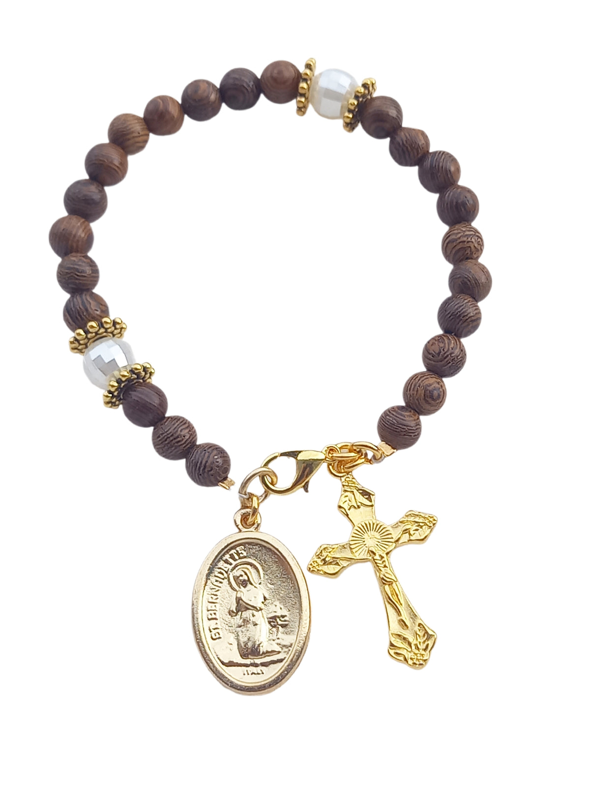 ✞ Sainte Bernadette ✞ Bracelet Dizainier