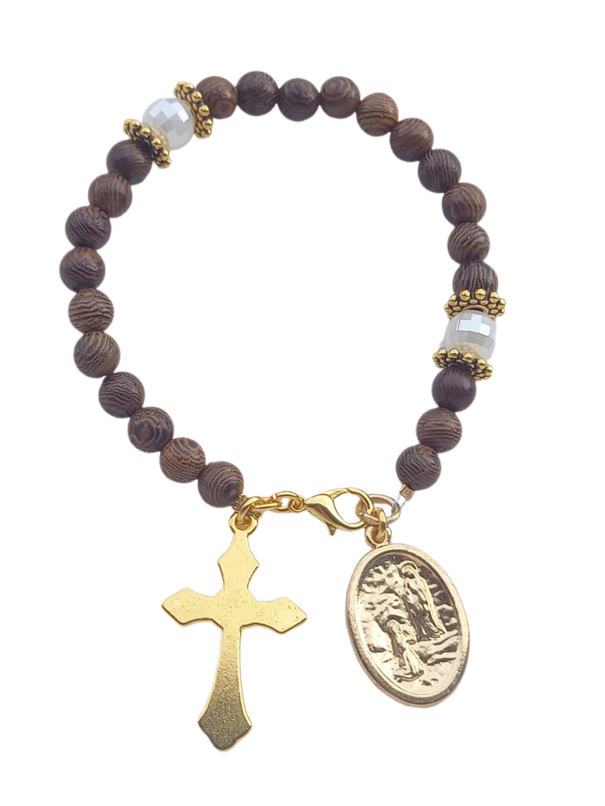 ✞ Sainte Bernadette ✞ Bracelet Dizainier