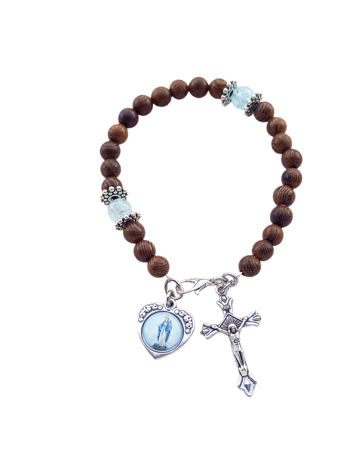 ✞ Cœur de Lourdes ✞ Bracelet Dizainier