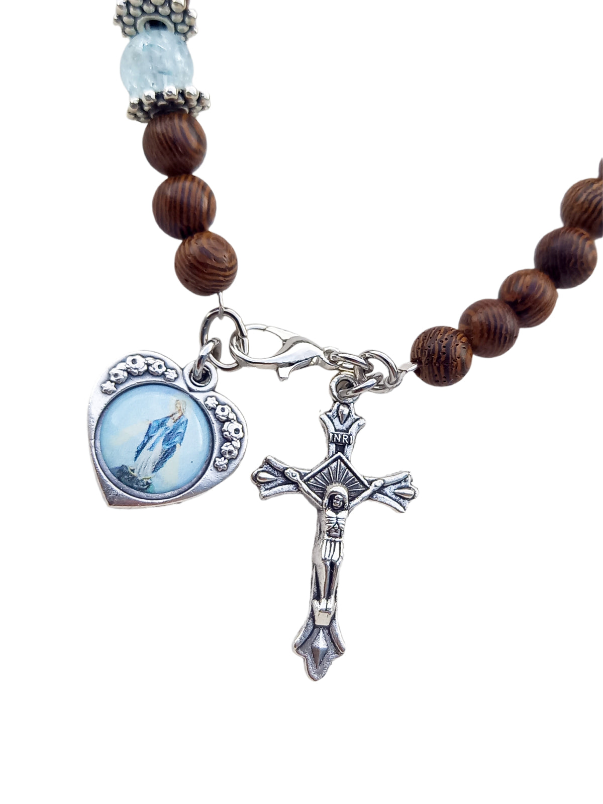 ✞ Cœur de Lourdes ✞ Bracelet Dizainier