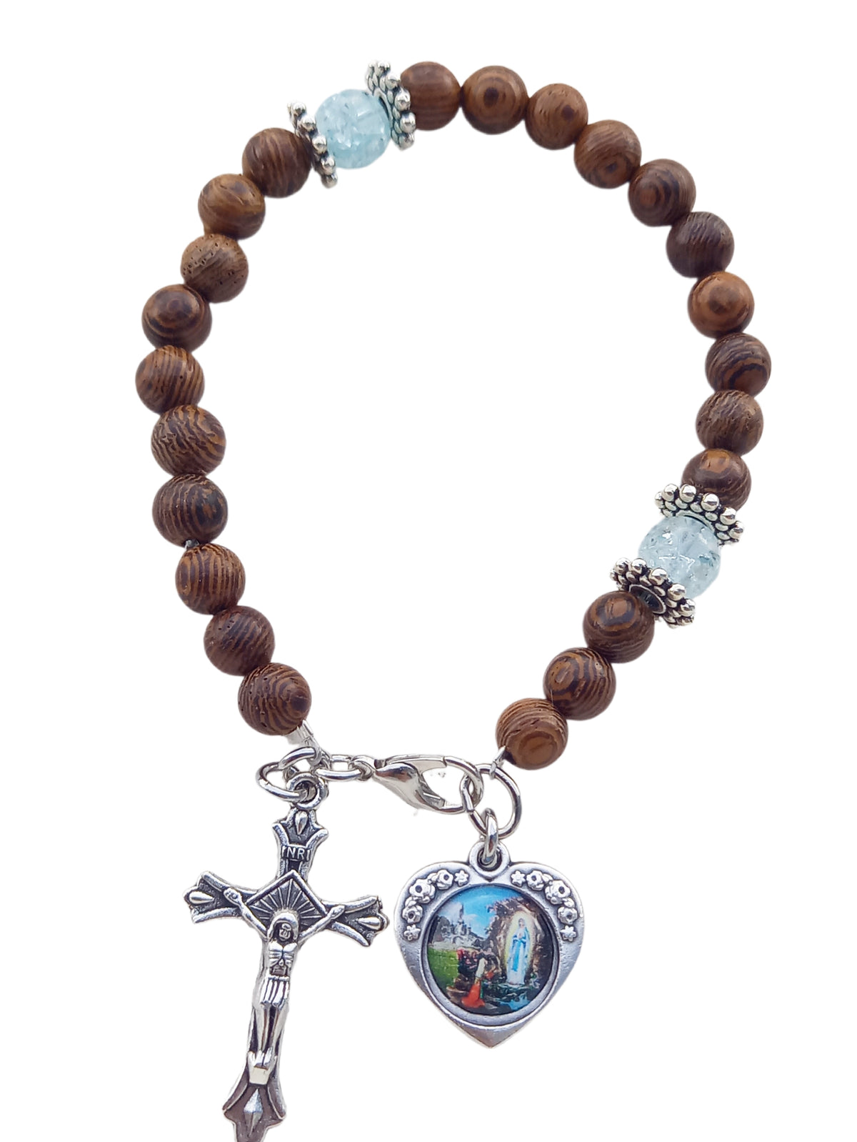 ✞ Cœur de Lourdes ✞ Bracelet Dizainier