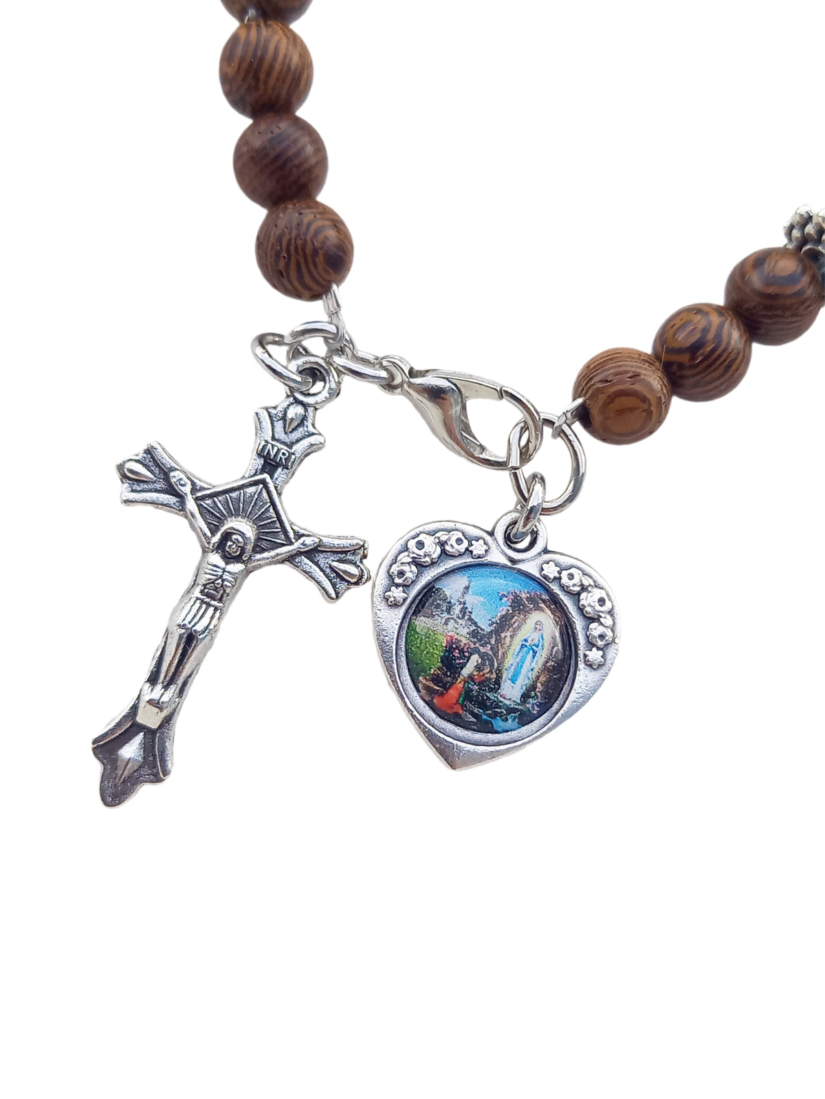 ✞ Cœur de Lourdes ✞ Bracelet Dizainier