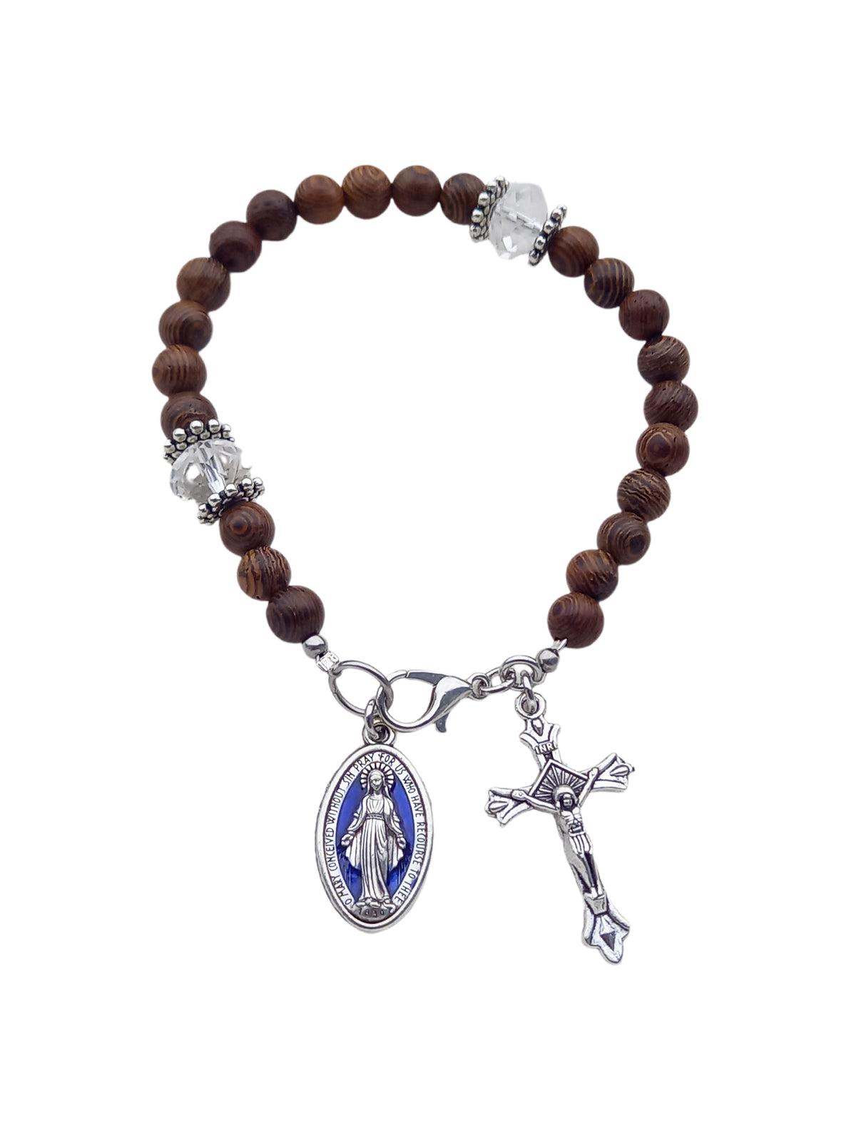 ✞ Jardin de prière ✞ Bracelet double Dizainier