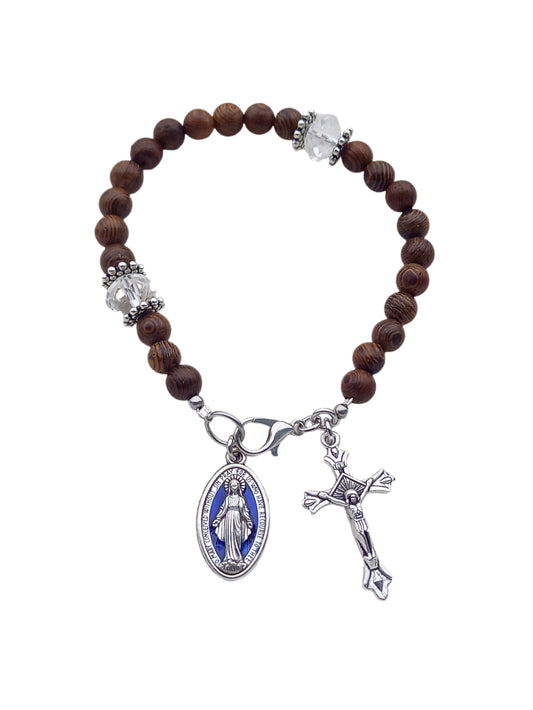 ✞ Jardin de prière ✞ Bracelet double Dizainier