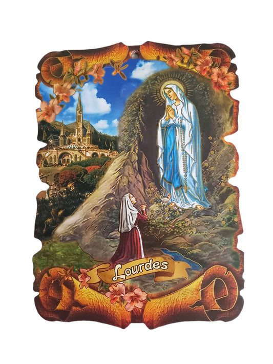 ✞ Apparition mariale de Lourdes ✞  Souvenir de Lourdes à suspendre