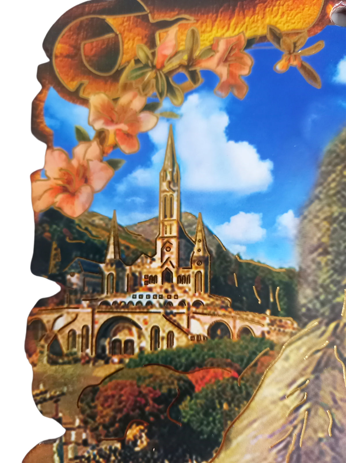 ✞ Apparition mariale de Lourdes ✞  Souvenir de Lourdes à suspendre