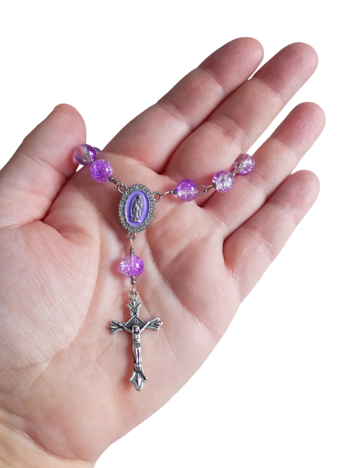 ✞ Protection Mariale ✞  Chapelet de poche dizainier
