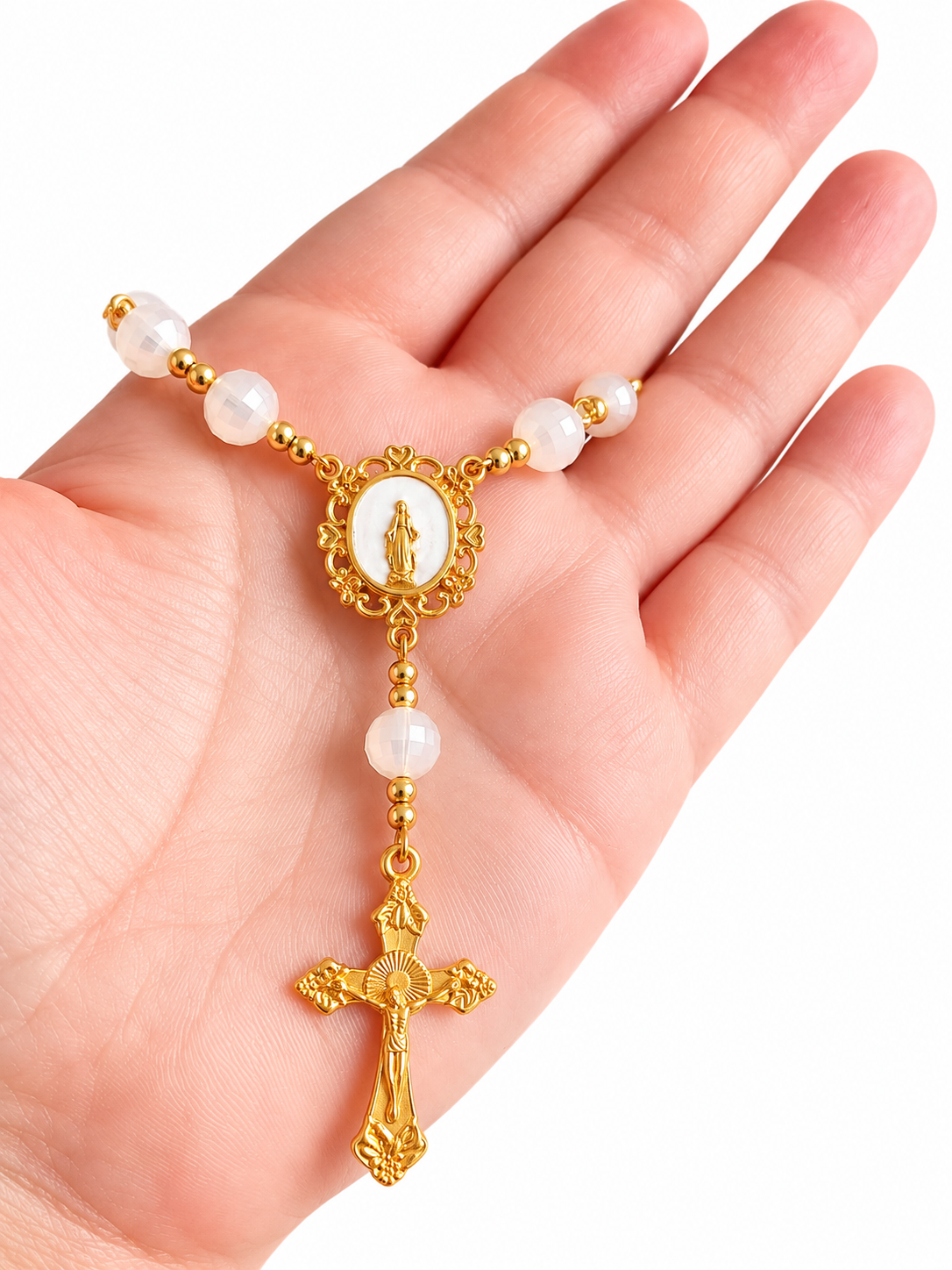 ✞ Protection Mariale ✞  Chapelet de poche dizainier