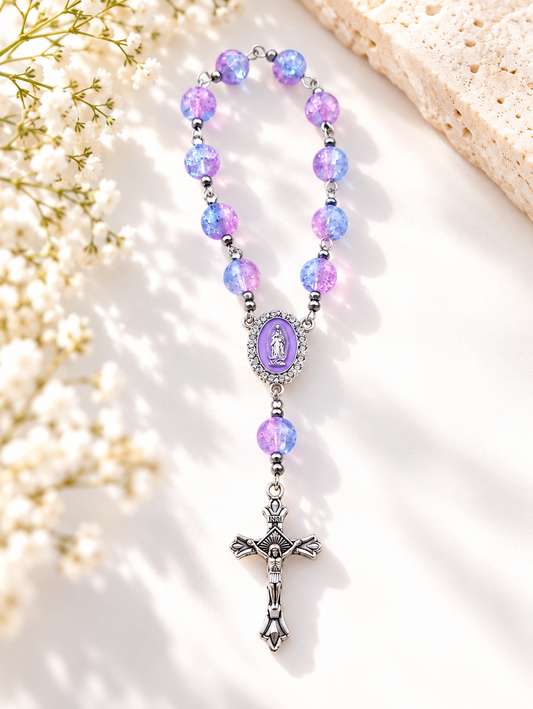 ✞ Protection Mariale ✞  Chapelet de poche double dizainier