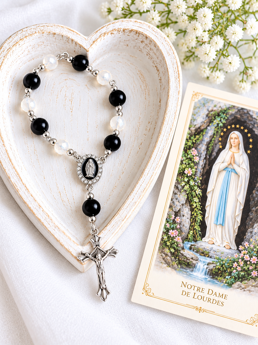 ✞ Protection Mariale ✞  Chapelet de poche dizainier