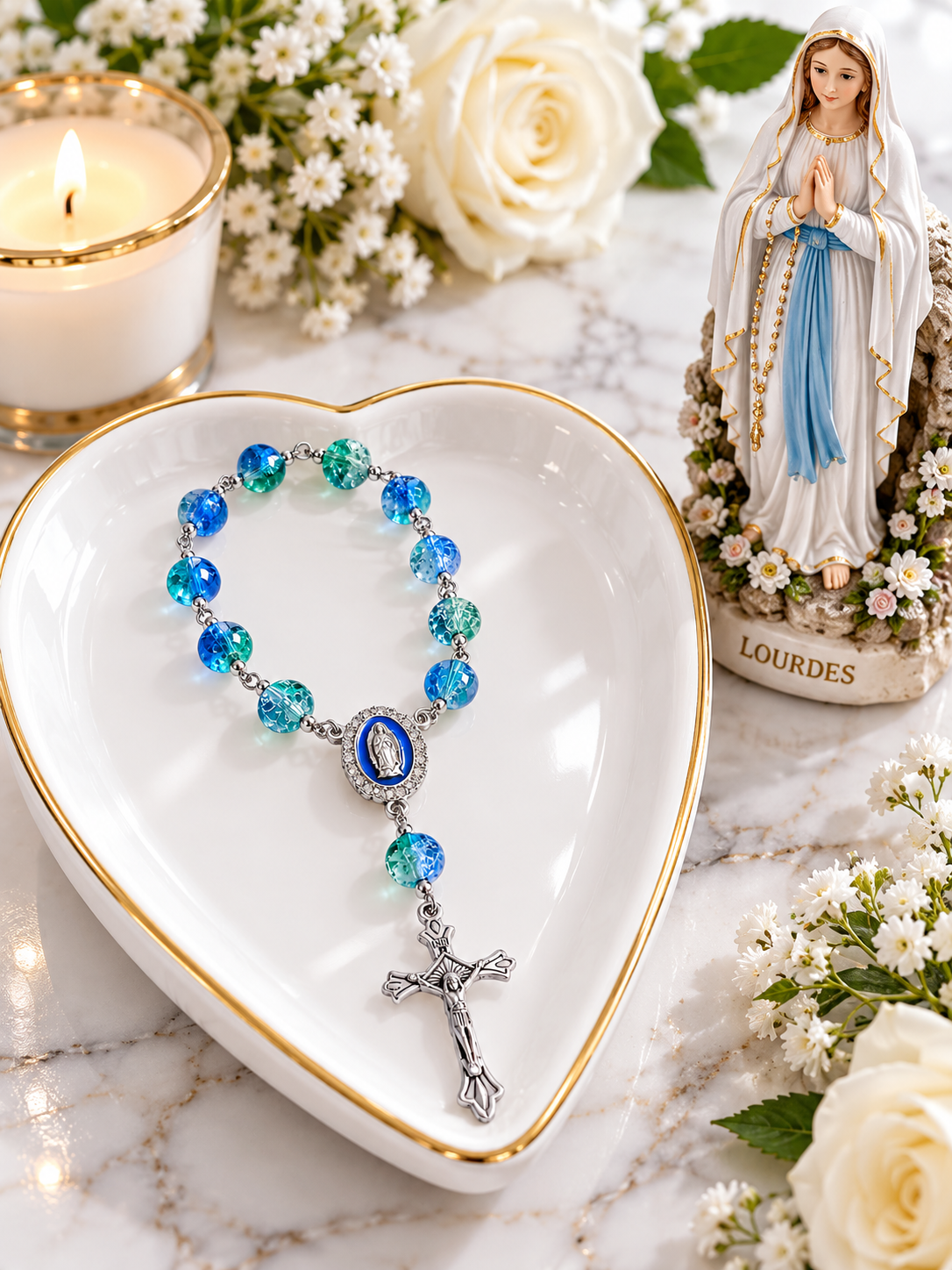 ✞ Protection Mariale ✞  Chapelet dizainier