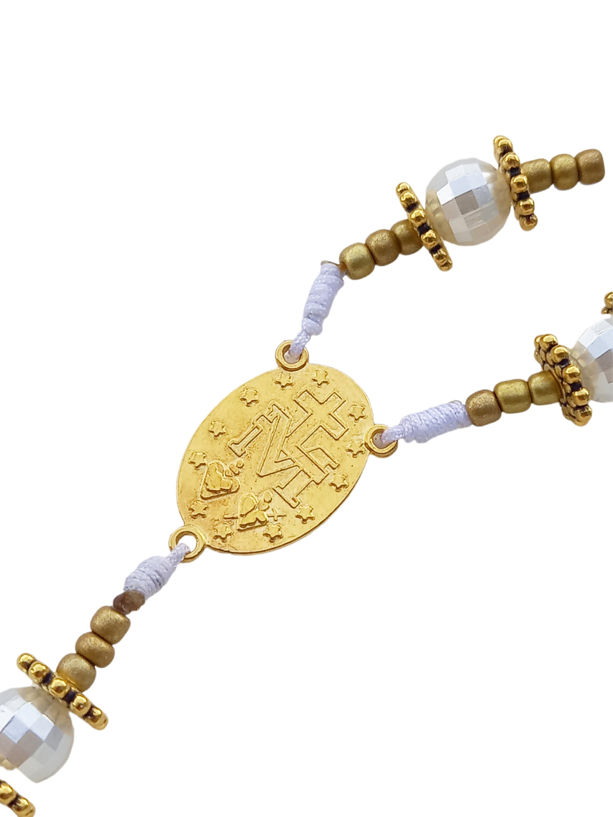 ✞ Matin de Lourdes ✞   Chapelet collier artisanal